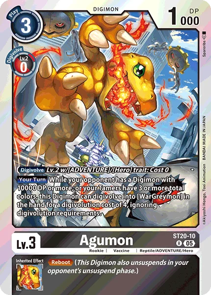Agumon 「ST20-10」「EN」