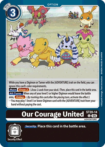 Our Courage United 「ST20-14」「EN」
