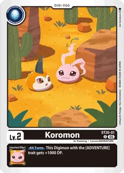 Koromon 「ST20-01」「EN」