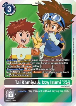 Tai Kamiya & Izzy Izumi 「ST20-13」「EN」