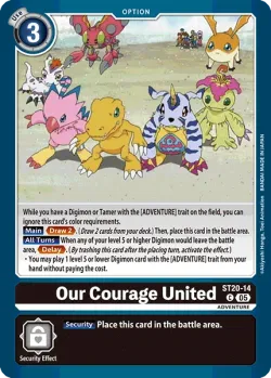 Our Courage United 「ST20-14」「EN」