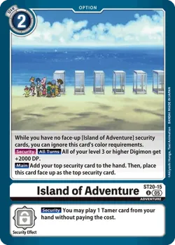 Island of Adventure 「ST20-15」「EN」