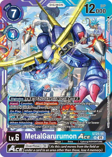 MetalGarurumon 「ST21-11」「EN」
