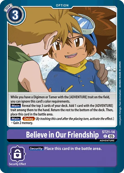 Believe in Our Friendship 「ST21-14」「EN」