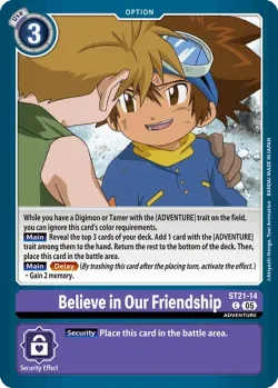 Believe in Our Friendship 「ST21-14」「EN」