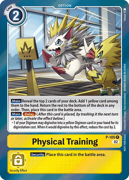 Physical Training 「P-105」「EN」