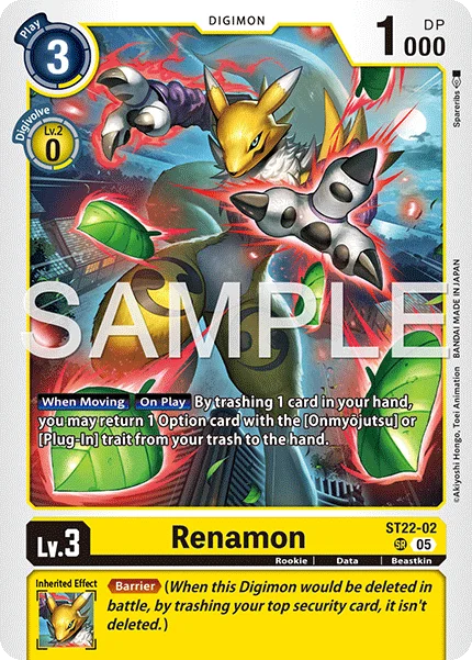 Renamon 「ST22-02」「EN」