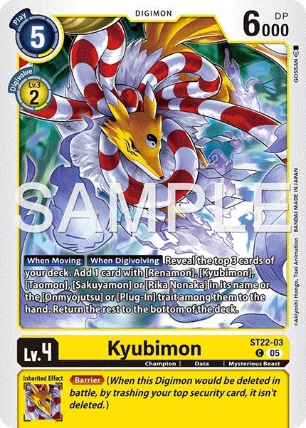 Kyubimon 「ST22-03」「EN」