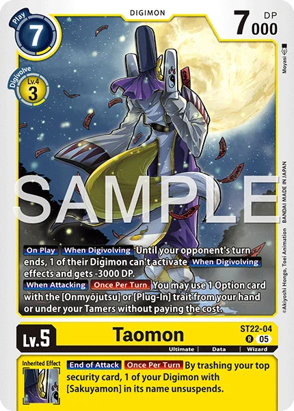 Taomon 「ST22-04」「EN」