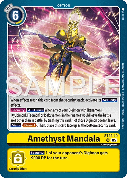 Amethyst Mandala 「ST22-10」「EN」