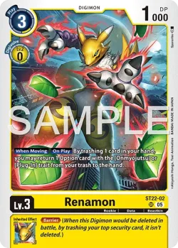 Renamon 「ST22-02」「EN」