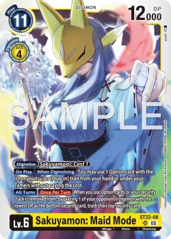 Sakuyamon: Maid Mode 「ST22-06」「EN」