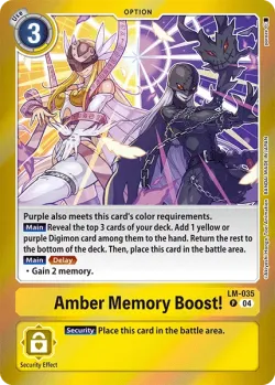 Amber Memory Boost! 「LM-035」「EN」