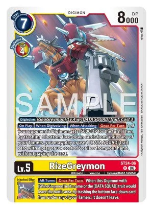 RizeGreymon 「ST24-06」「EN」