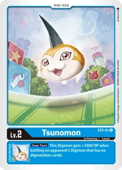 Tsunomon 「ST2-01」「EN」