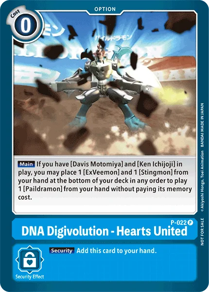 DNA Digivolution - Hearts United 「P-022」「EN」