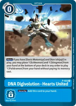 DNA Digivolution - Hearts United 「P-022」「EN」
