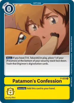 Patamon's Confession 「P-023」「EN」