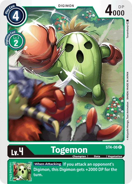 Togemon 「ST4-06」「EN」