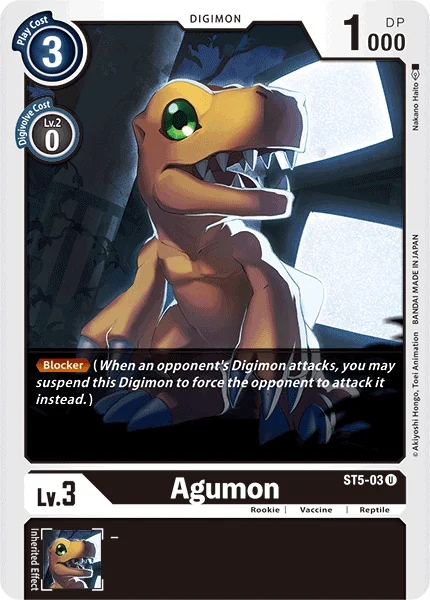 Agumon 「ST5-03」「EN」