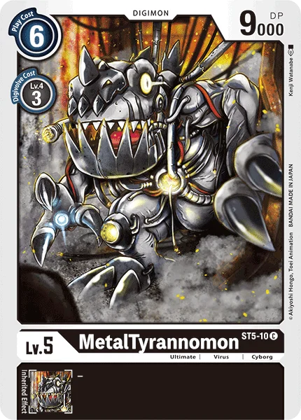 MetalTyrannomon 「ST5-10」「EN」
