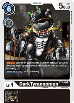 DarkTyrannomon 「ST5-08」「EN」