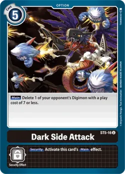 Dark Side Attack 「ST5-16」「EN」