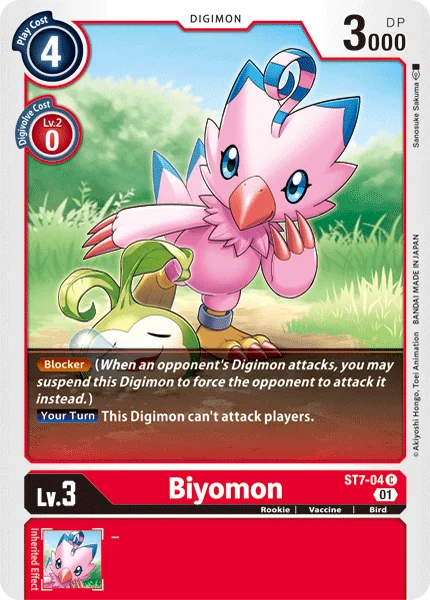 Biyomon 「ST7-04」「EN」