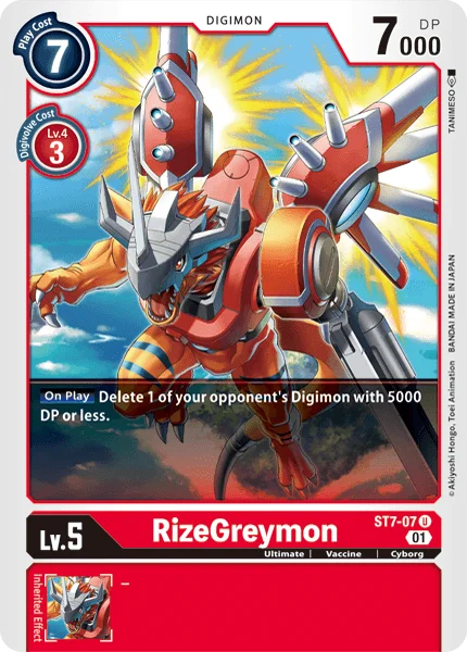 RizeGreymon 「ST7-07」「EN」