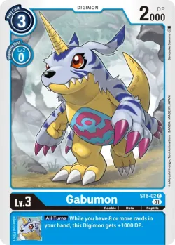 Gabumon 「ST8-02」「EN」