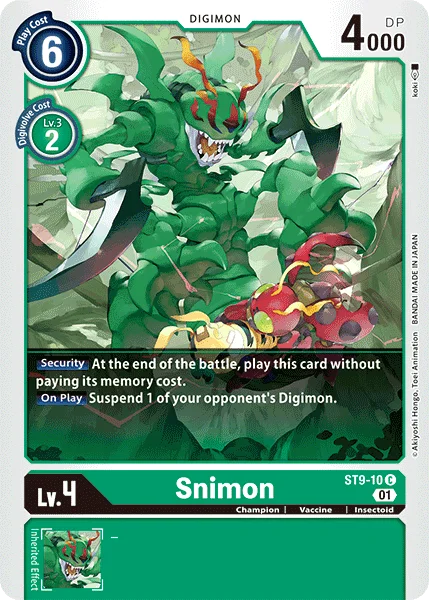 Snimon 「ST9-10」「EN」