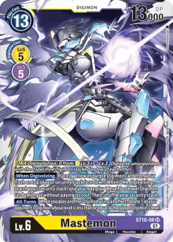 Mastemon — Starter Deck Complete Set 2021 #ST10-06 · Digimon