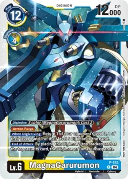 MagnaGarurumon — Store Tournament 2024 Oct.–Dec. Winner Pack #P-153 · Digimon