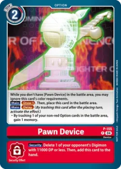 Pawn Device — Store Tournament 2024 Oct.–Dec. Winner Pack #P-155 · Digimon