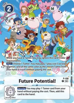 Future Potential! — Store Tournament 2024 Oct.–Dec. Winner Pack #P-156 · Digimon