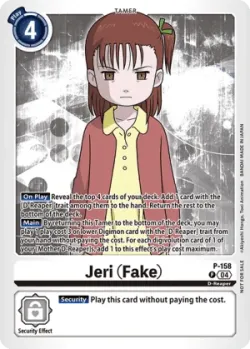 Jeri (Fake) — Store Tournament 2024 Oct.–Dec. Winner Pack #P-158 · Digimon