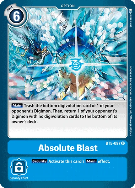Absolute Blast 「BT5-097」「EN」