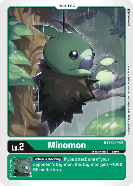Minomon 「BT3-004」「EN」