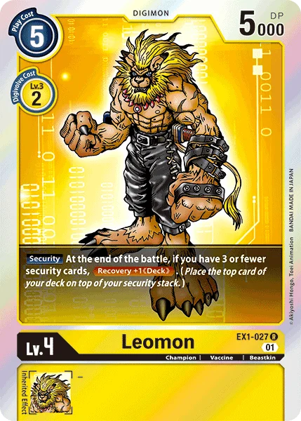 Leomon 「EX1-027」「EN」