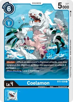 Coelamon — Tamer Battle Pack 11 #BT5-026 · Digimon