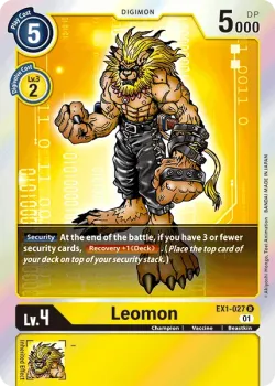 Leomon 「EX1-027」「EN」