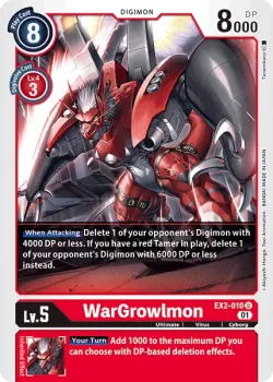 WarGrowlmon — Tamer Party Vol.6 #EX2-010 · Digimon