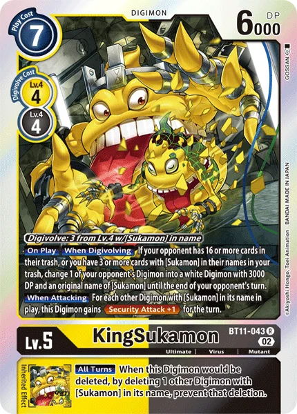 KingSukamon 「BT11-043」「EN」