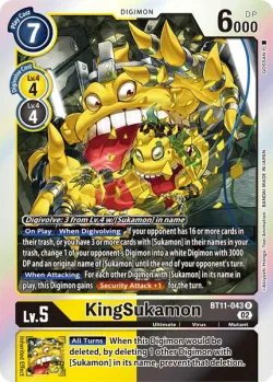KingSukamon — Winner Pack: Blast Ace #BT11-043 · Digimon