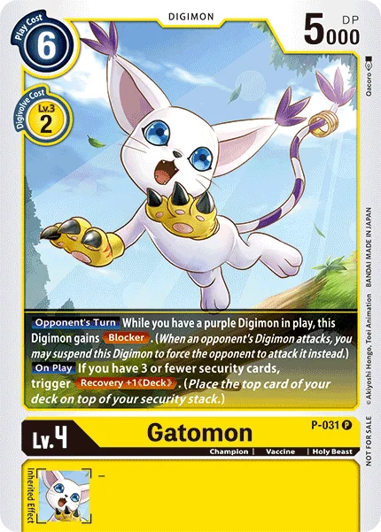 Gatomon 「P-031」「EN」