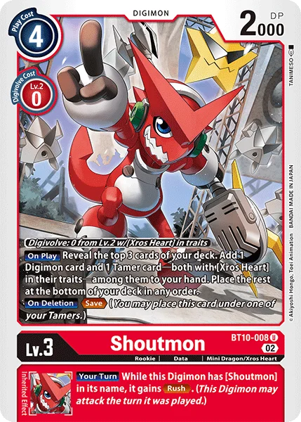 Shoutmon 「BT10-008」「EN」
