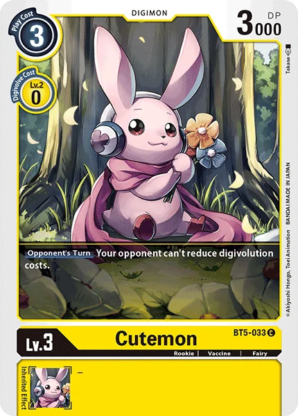 Cutemon 「BT5-033」「EN」