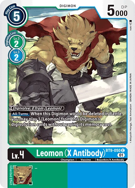 Leomon (X Antibody) 「BT9-050」「EN」