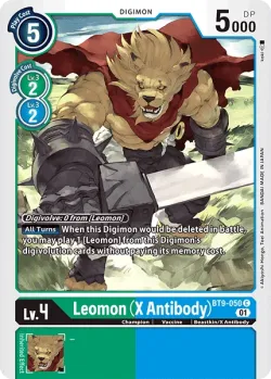 Leomon (X Antibody) — Winner Pack: Exceed Apocalypse #BT9-050 · Digimon