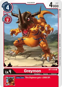 Greymon — Tamer Party Vol.3 #BT1-015 · Digimon